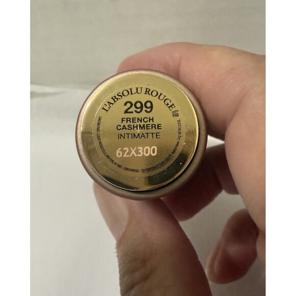 LANCOME L'absolu Rauge Intimatte Matte Lipstick 3.4g/0.12z ~#299 FRENCH CASHMERE - Picture 2 of 6